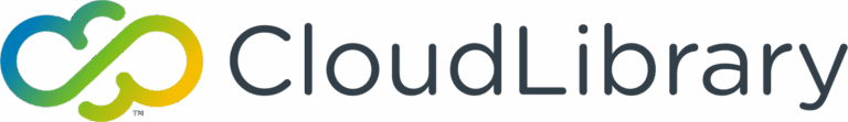 The CloudLibrary logo with an infinity‑style icon in green, yellow, and blue next to the word “CloudLibrary.”