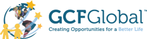 The GCFGlobal logo with stylized people icons and the tagline “Creating Opportunities for a Better Life.”